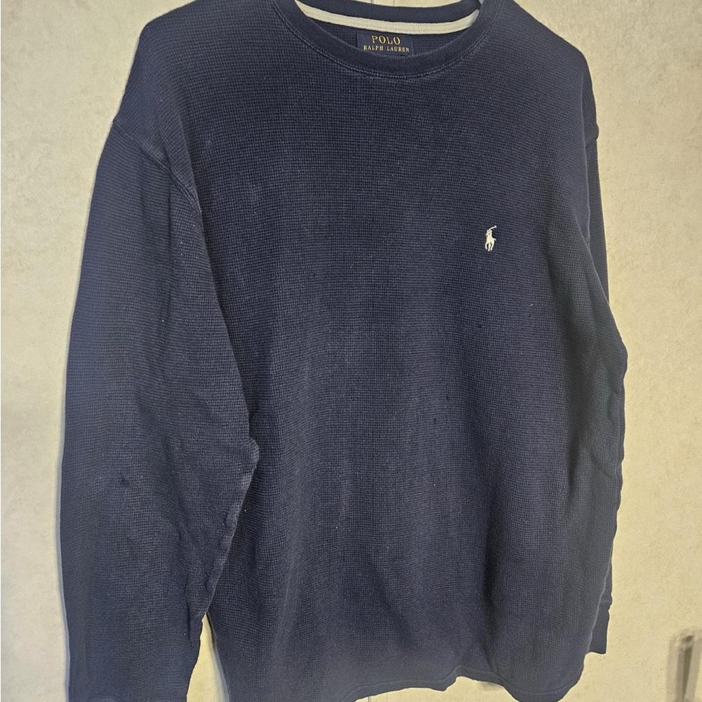 Polo by Ralph Lauren Men's Deep Blue‎ Crewneck Sweater